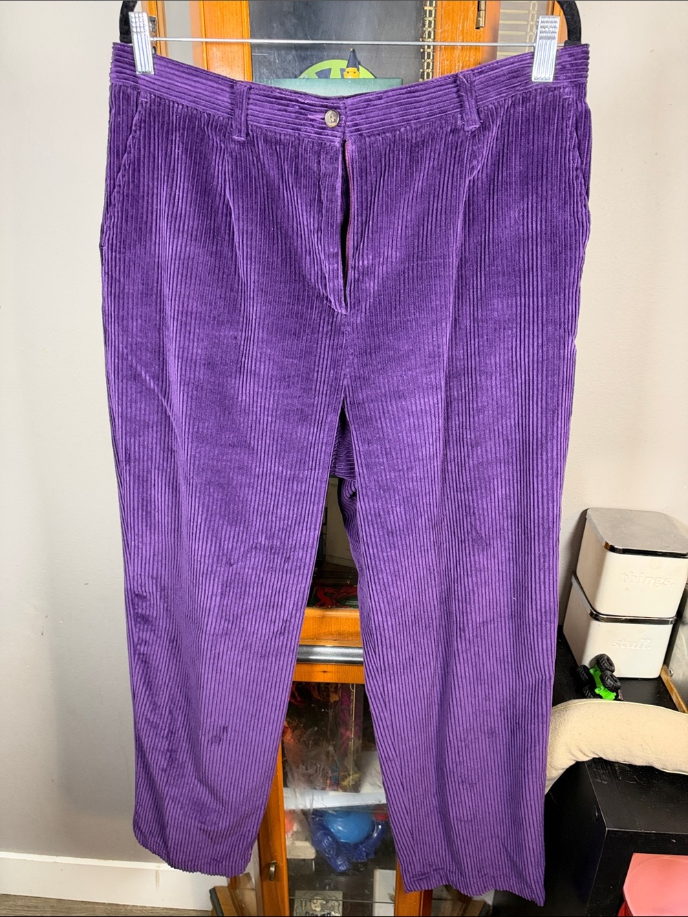 Appleseed's Purple Corduroy Women's Pants